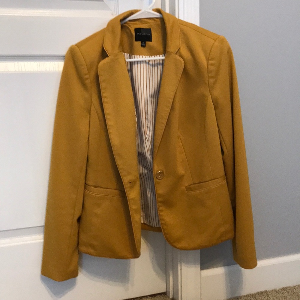 The limited - gold blazer jacket